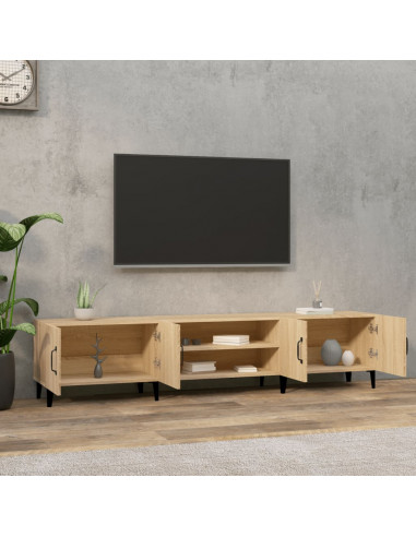 Mobile per TV Rovere Sonoma 180x31,5x40 cm in Legno Multistrato
