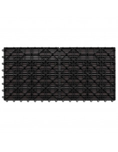 Piastrelle per Decking WPC 6 pz 60x30 cm 1,08 m² Marrone Scuro