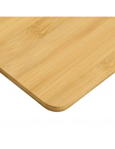 Piatti per Colazione 6 pz 22x14x0,8 cm in Bambù