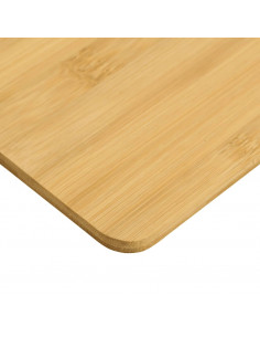 Piatti per Colazione 6 pz 35x23x0,8 cm in Bambù