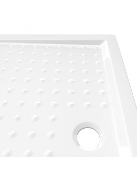 Piatto Doccia con Superficie Puntinata Bianco 70x100x4cm in ABS