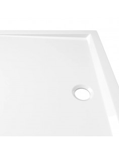 Piatto Doccia in ABS Rettangolare Bianco 70x100 cm