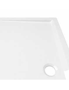 Piatto Doccia in ABS Rettangolare Bianco 70x120 cm