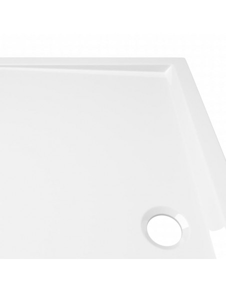 Piatto Doccia in ABS Rettangolare Bianco 70x120 cm