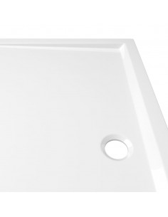 Piatto Doccia in ABS Rettangolare Bianco 80x120 cm
