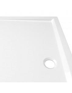 Piatto Doccia in ABS Rettangolare Bianco 80x90 cm