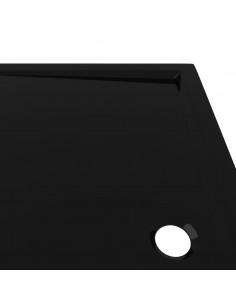 Piatto Doccia in ABS Rettangolare Nero 70x120 cm
