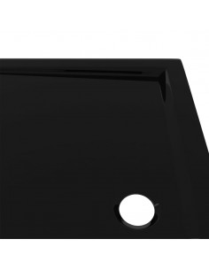 Piatto Doccia in ABS Rettangolare Nero 70x90 cm