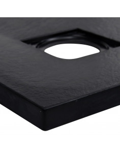 Piatto Doccia in SMC Nero 90x90 cm