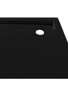 Piatto Doccia Quadrato in ABS Nero 80x80 cm