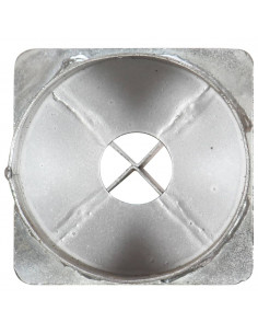 Picchetti di Terra 2 pz Argento 12x91 cm in Acciaio Zincato