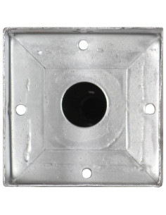 Picchetti di Terra 6 pz Argento 12x12x56 cm in Acciaio Zincato