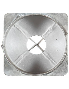 Picchetti di Terra 6 pz Argento 12x91 cm in Acciaio Zincato