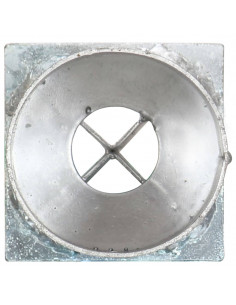 Picchetti di Terra 6 pz Argento 8x61 cm in Acciaio Zincato