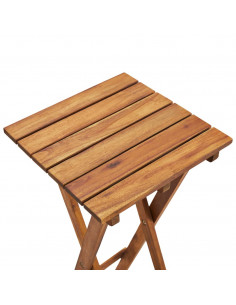 Piedistallo per Piante 30x30x38 cm in Massello d'Acacia