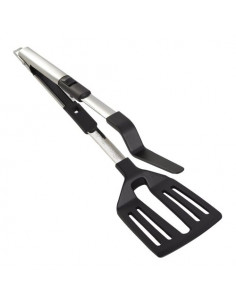 Pinza cucina Leifheit 03089 PROLINE 2 in 1 Nero e Cromo