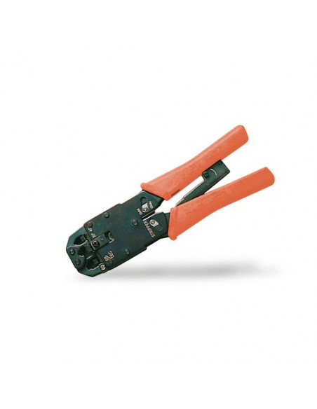 PINZA UNIVERSALE LINK PER CRIMPARE CONNETTORI 4,6,8 POLI RJ11 RJ12 RJ45