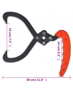 Pinze Tenaglie per Tronchi 4 pz con Manico in PVC