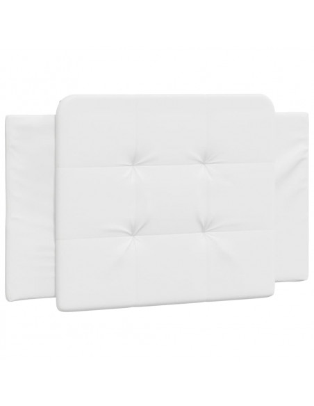 Cuscino Testiera Bianco 90 cm in Similpelle