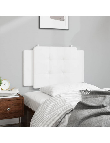 Cuscino Testiera Bianco 90 cm in Similpelle