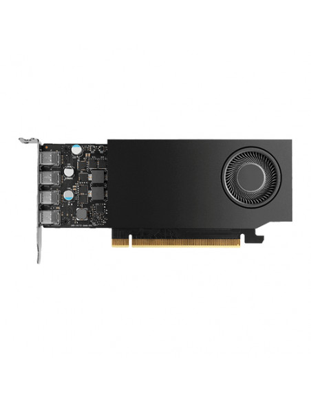 PNY VGA QUADRO RTX A1000 8GB, 4x MINI DP, 4x mDP tp AD adapter, 1x LP BRACKET, LOW PROFILE