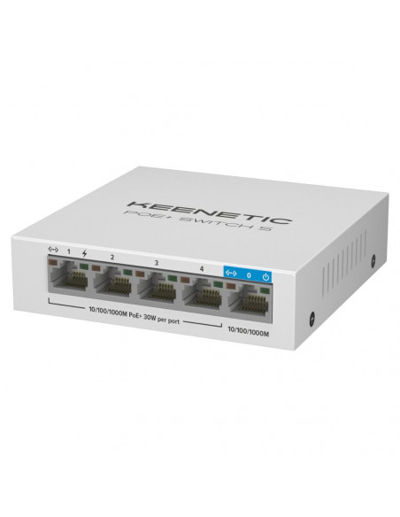 POE+ SWITCH 5 1 PORTA 1GBPS +