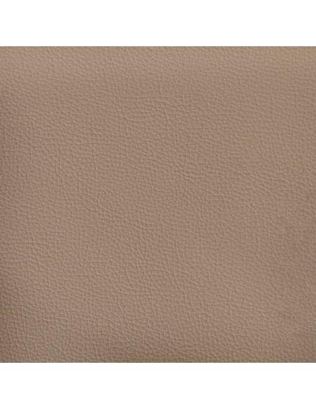 Poggiapiedi Cappuccino 70x55x41 cm in Similpelle