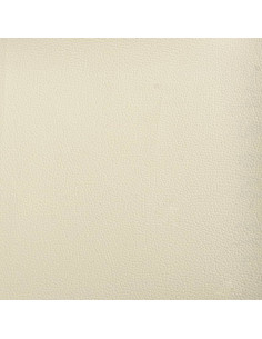 Poggiapiedi Crema 60x50x41 cm in Similpelle