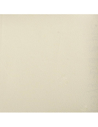Poggiapiedi Crema 60x50x41 cm in Similpelle