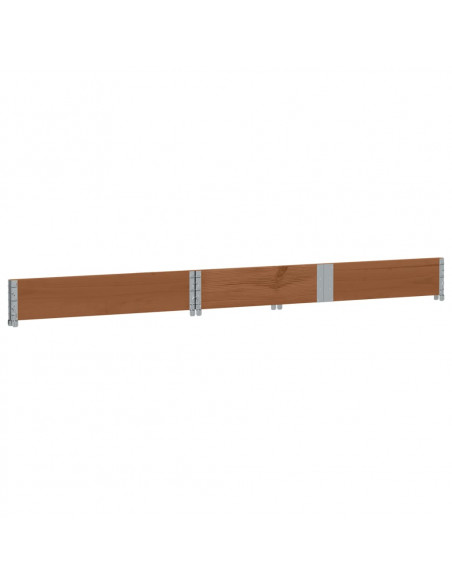 Poggiapiedi da Giardino Marrone 150x50cm Legno Massello di Pino