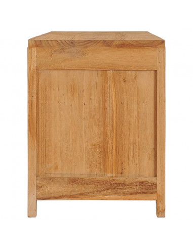 Mobile Porta TV 120x30x40 cm in Legno Massello di Teak