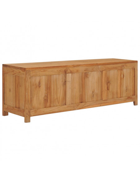 Mobile Porta TV 120x30x40 cm in Legno Massello di Teak