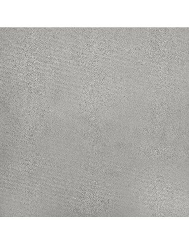 Poggiapiedi Grigio Chiaro 60x50x41 cm in Tessuto Microfibra