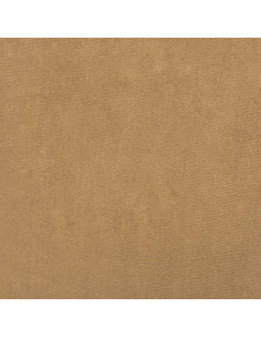 Poggiapiedi Marrone 60x50x41 cm in Velluto