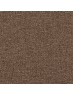 Poggiapiedi Marrone 70x55x41 cm in Tessuto