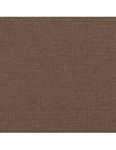 Poggiapiedi Marrone 70x55x41 cm in Tessuto