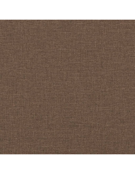Poggiapiedi Marrone 70x55x41 cm in Tessuto
