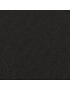 Poggiapiedi Nero 78x56x32 cm in Tessuto