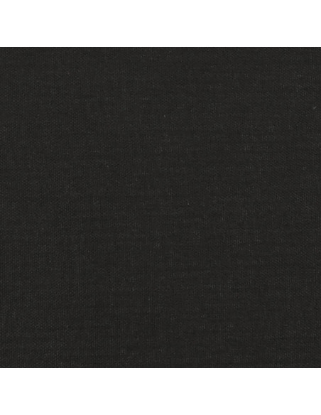 Poggiapiedi Nero 78x56x32 cm in Tessuto