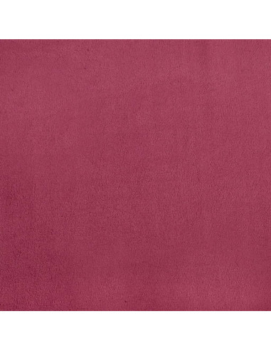Poggiapiedi Rosso Vino 60x50x41 cm in Velluto