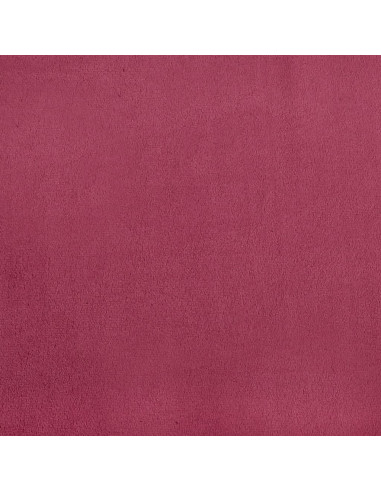 Poggiapiedi Rosso Vino 70x55x41 cm in Velluto
