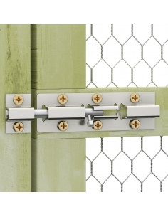 Pollaio 1,5x6x1,5 m in Legno di Pino Impregnato