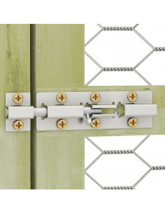 Pollaio 200x100x150 cm Legno Massello di Pino Impregnato