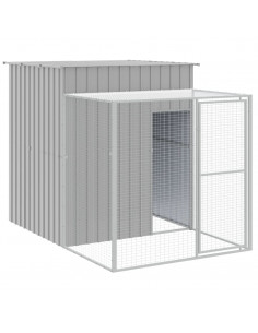 Pollaio Area Corsa Grigio Chiaro 165x1067x181cm Acciaio Zincato