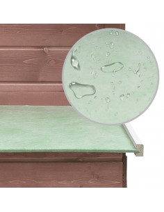 Pollaio Moca 170x81x110 cm in Legno Massello di Pino e Abete