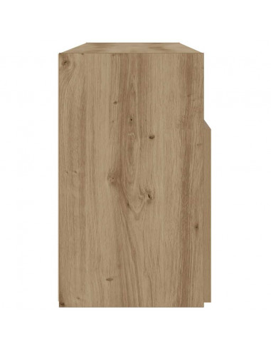 Mobile Porta TV con LED Artigianale 120x30x50 cm Multistrato