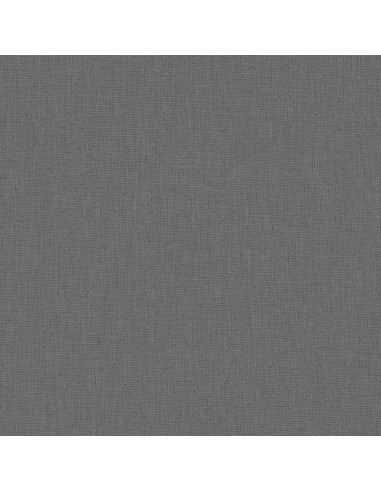 Box per Bambini con Materasso Grigio Scuro Tessuto di Lino