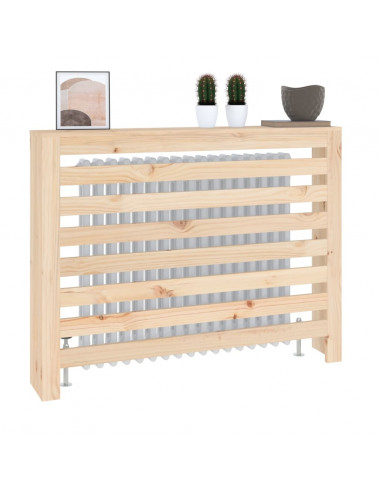 Copertura Termosifone 108,5x19x84 cm in Legno Massello di Pino