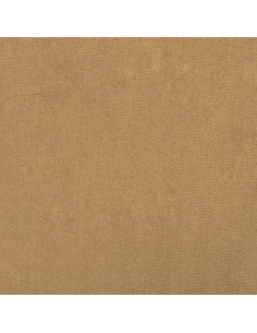 Poltrona con Poggiapiedi Marrone 60 cm in Velluto