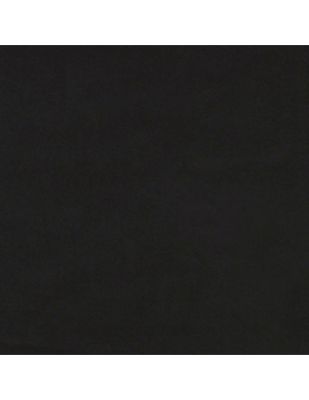 Poltrona con Poggiapiedi Nero 60 cm in Velluto